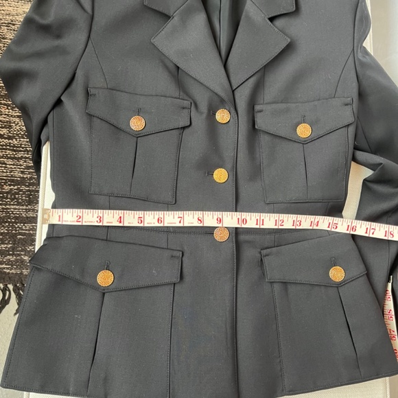 The Kooples (36/4) ultra-fine wool blazer with gold buttons, women's, EUC. - Picture 10 of 16